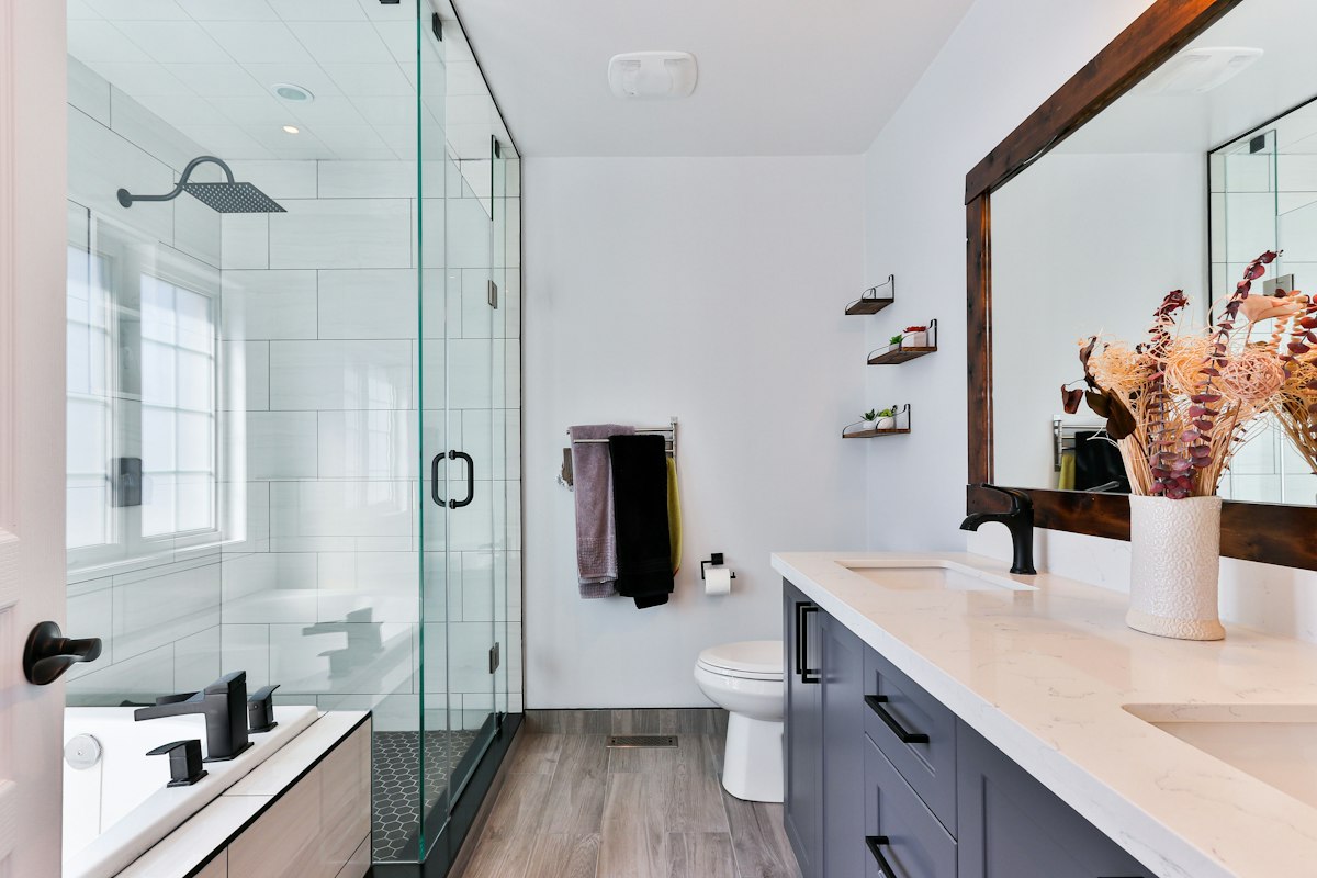 Badezimmer Duschfuge